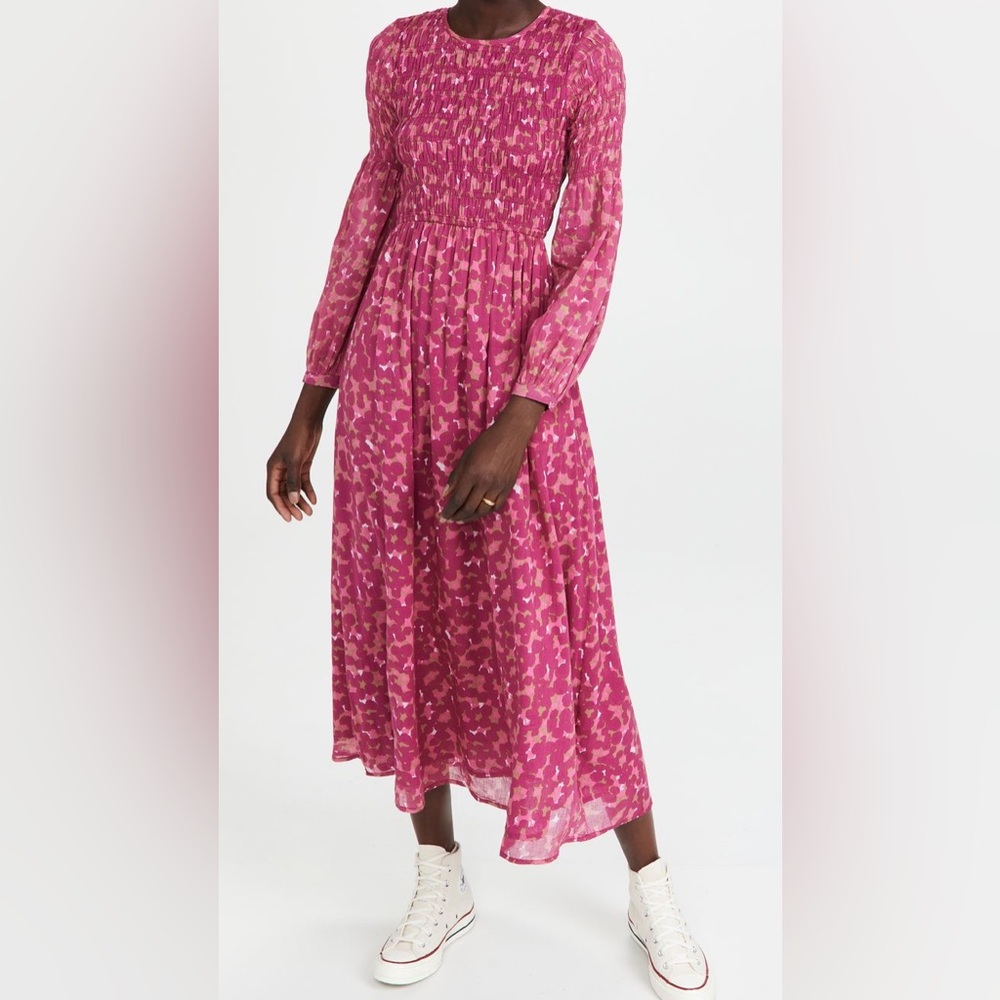 Banjanan Pink and Purple Long Sleeve Dress